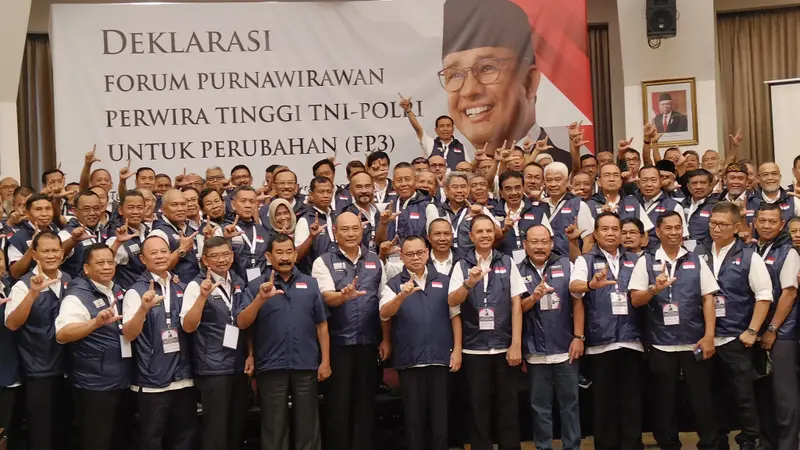 Forum Purnawirawan TNI-Polri Gelar Deklarasi Dukung Anies