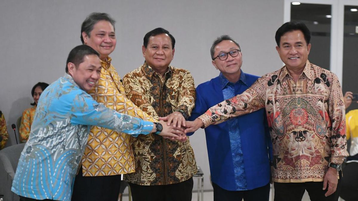 Golkar-PAN Beri Kode Partai Parlemen 'Biru' Bakal Gabung Koalisi Prabowo, Demokrat?