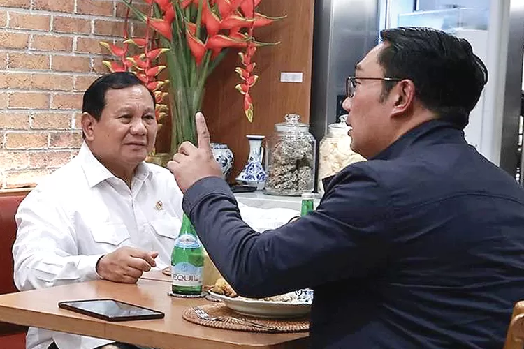 Masuk Kandidat Bacawapres Ganjar Terkuat, Ridwan Kamil Malah Sambangi Prabowo