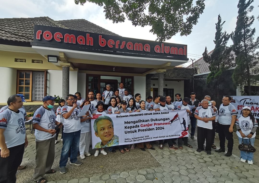 Mantan Relawan Prabowo di 2014 dan 2019 Alihkan Dukungan ke Ganjar di 2024