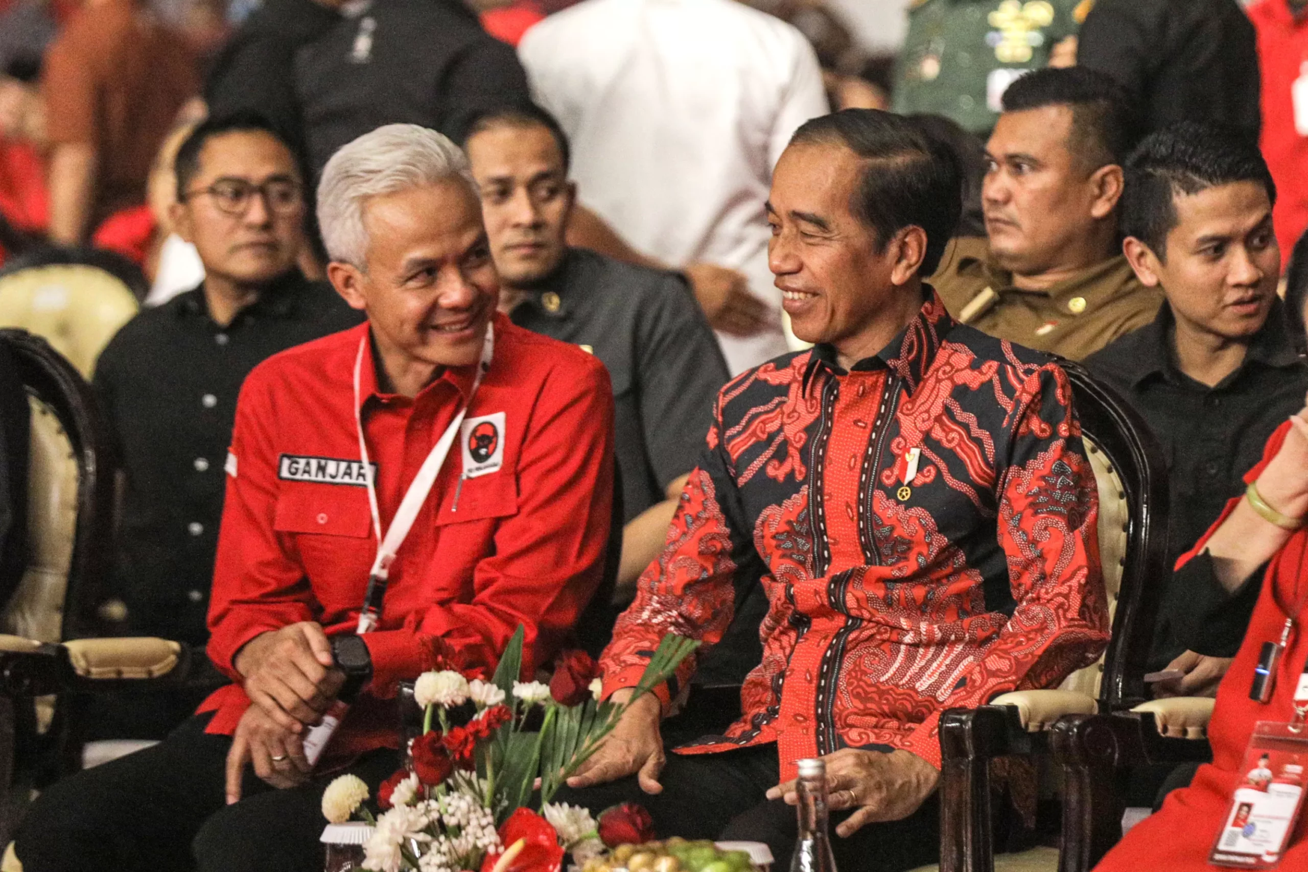 Ganjar Beri Bocoran Bisikan Jokowi Saat Rakernas PDIP