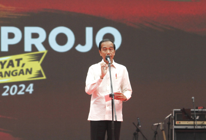 Penuhi Undangan Projo, Jokowi Sebut Miliki 2.300 Organ Relawan