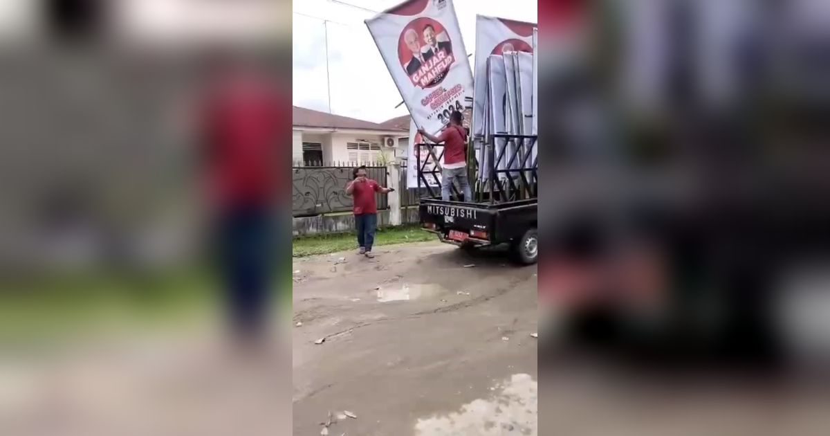 Heboh Mobil Pelat Merah Angkut Baliho Ganjar, Kubu Prabowo: Selama Ini Kami Dituduh Gunakan Fasilitas Negara