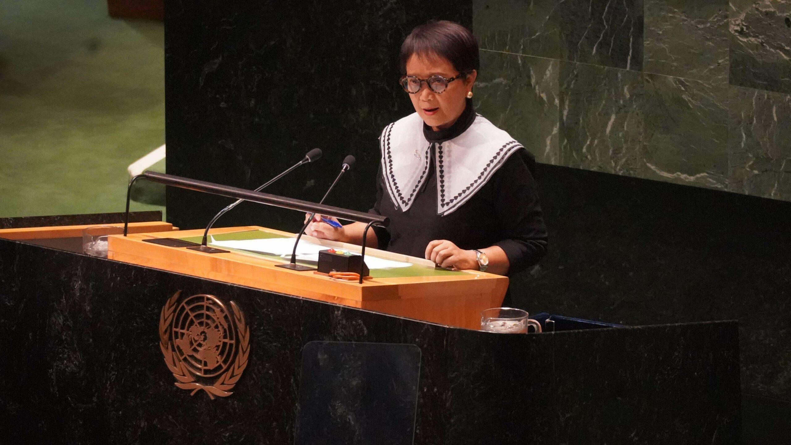 Menlu Retno Ngamuk di PBB Sentil Negara yang Abaikan Rakyat Gaza