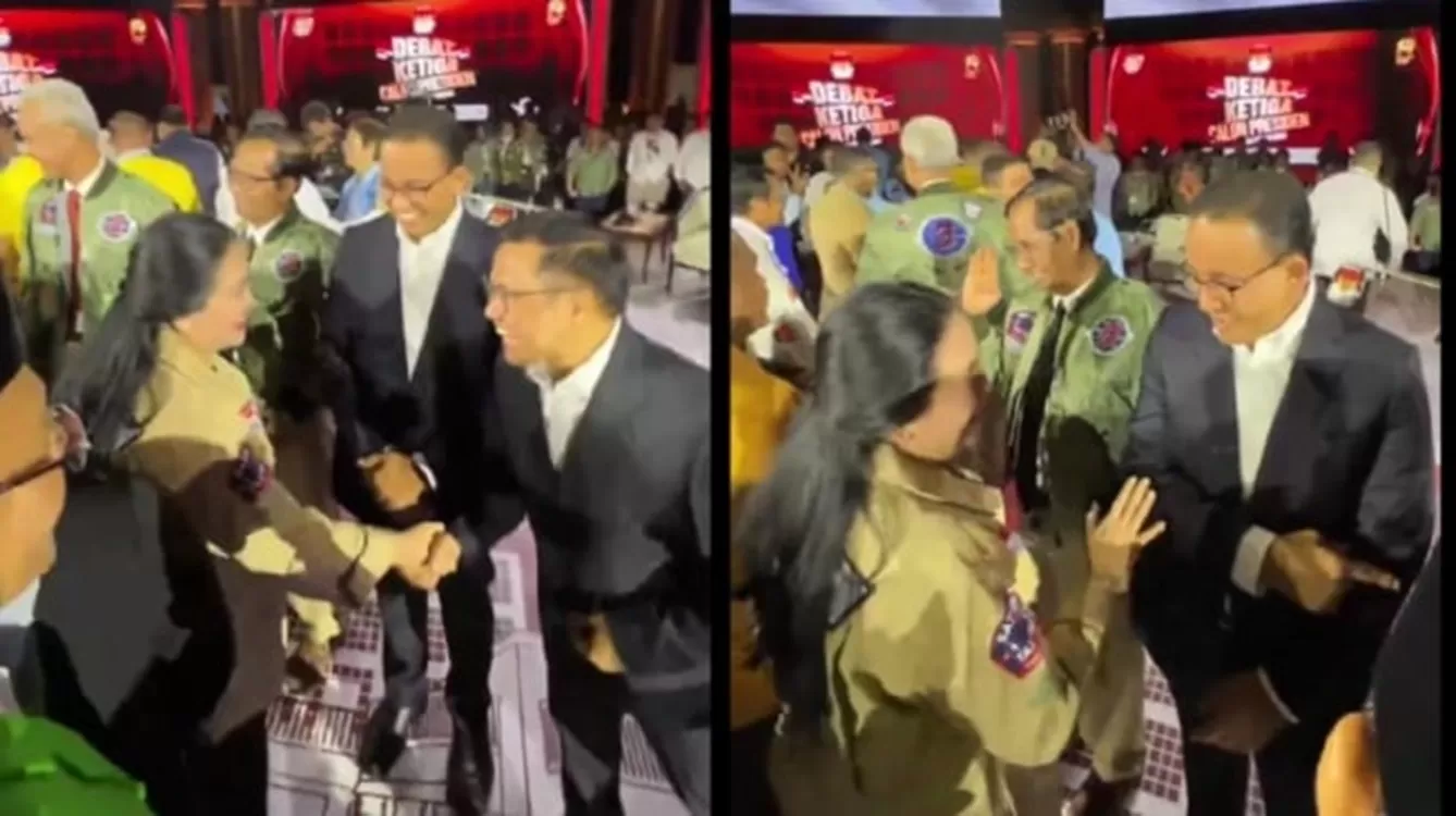 Anies-Puan Bersalaman dan Berbincang Usai Debat, Cikal Bakal Koalisi?