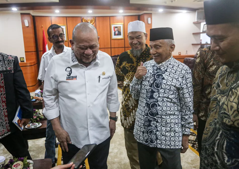 Temui Amien Rais, La Nyalla Tegaskan Dukung Amendemen UUD 1945 Soal Presiden Kembali Ditunjuk MPR