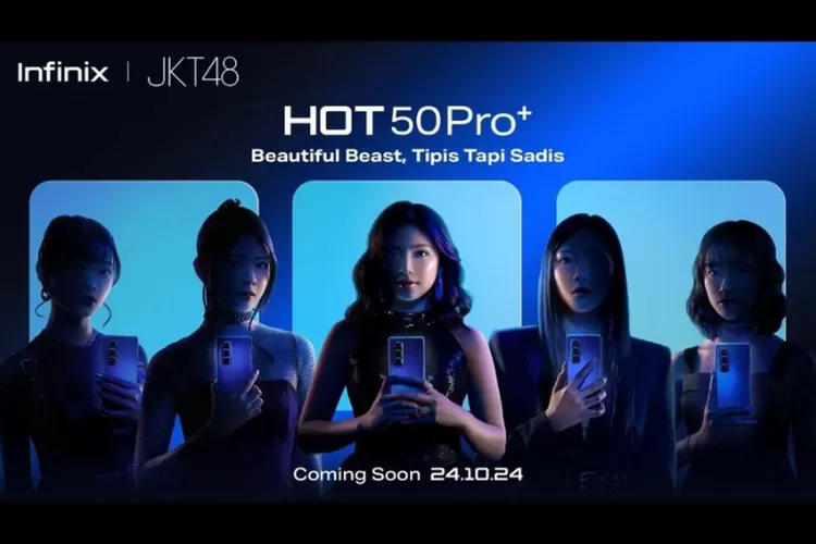 Infinix Rilis Hot 50 Pro Plus di Indonesia, Gandeng JKT48