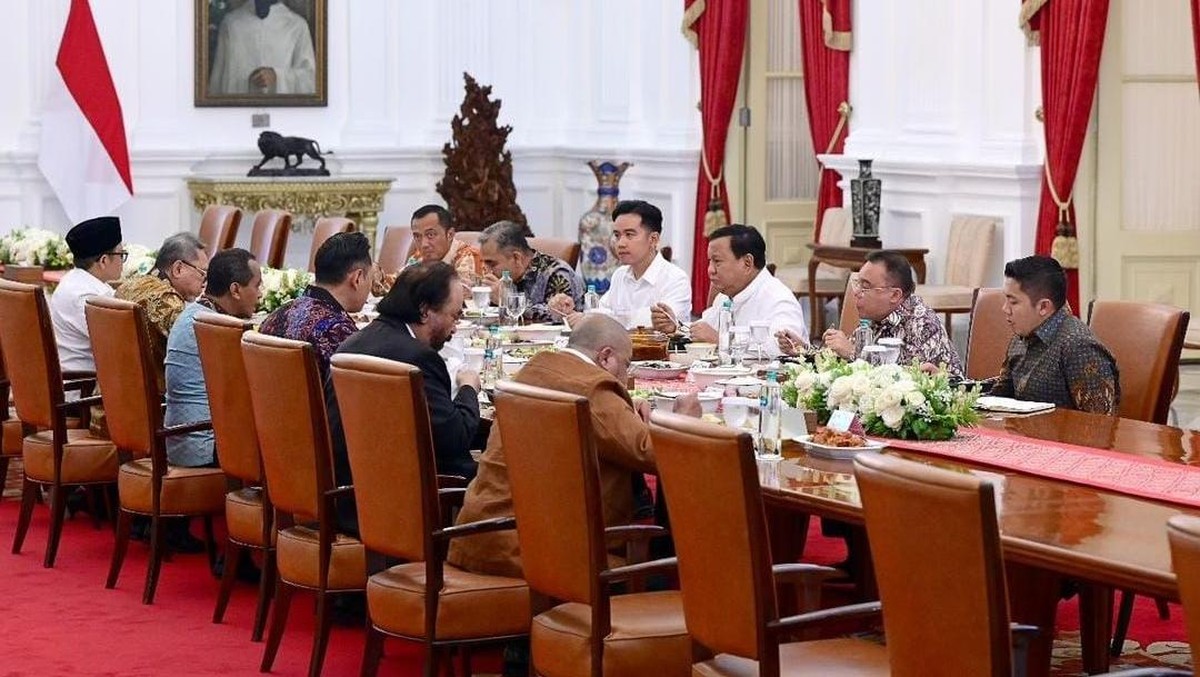Prabowo Bertemu Ketum Parpol Koalisi di Istana, Apa Saja yang Dibahas?