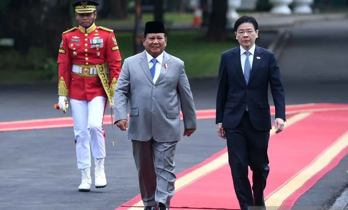 PM Singapura Kunjungi Istana, Prabowo Serukan Setop Kejahatan Israel atas Palestina dan Lebanon