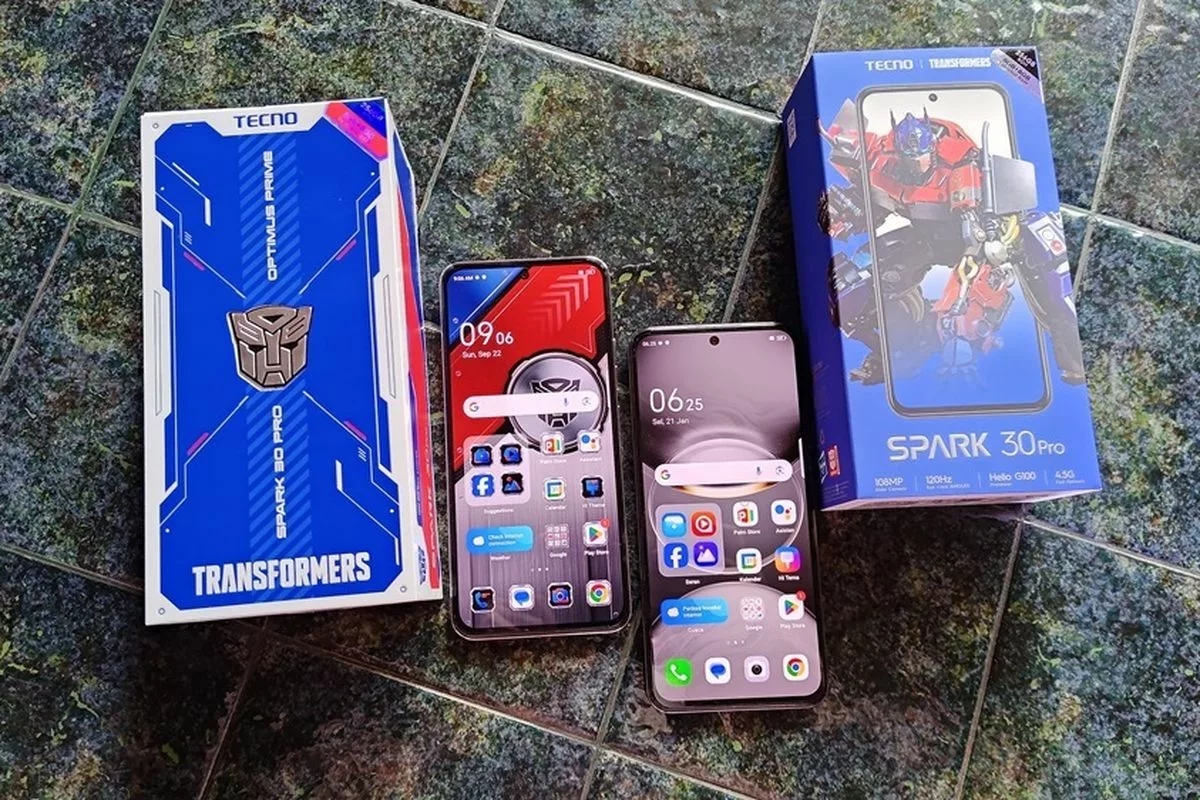 HP Tecno Spark 30 Pro dengan Desain Transformers Diluncurkan di Indonesia