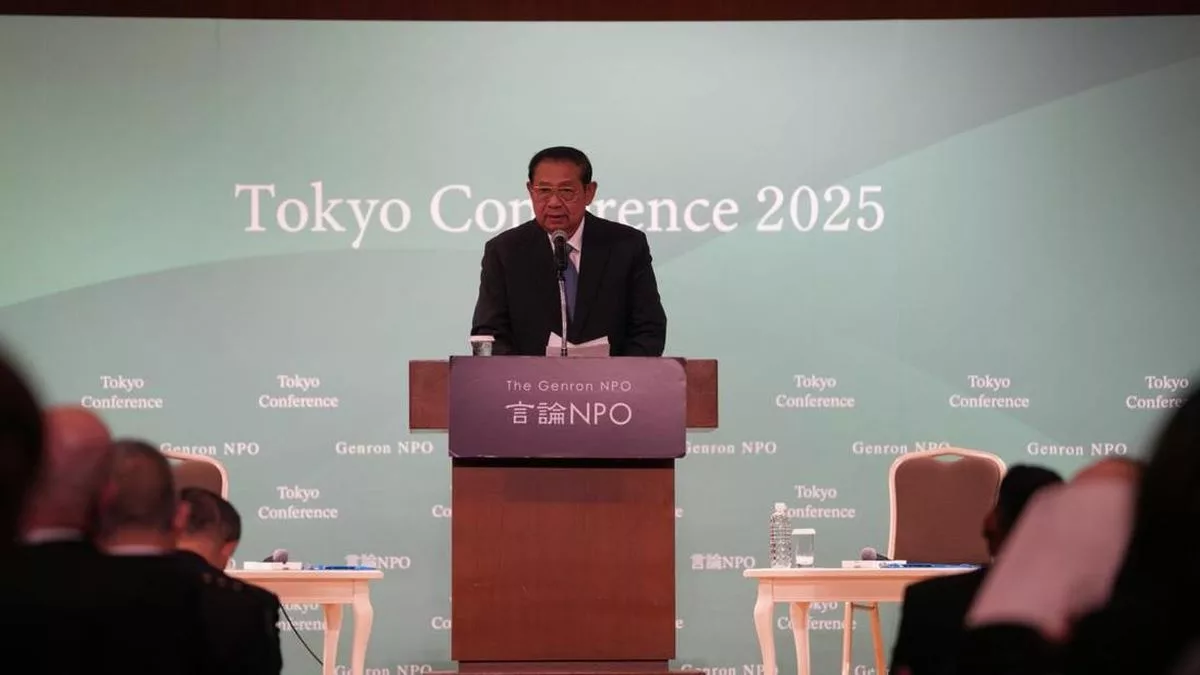 SBY Singgung Krisis Gaza Saat Jadi Pembicara di Forum Tokyo Conference 2025