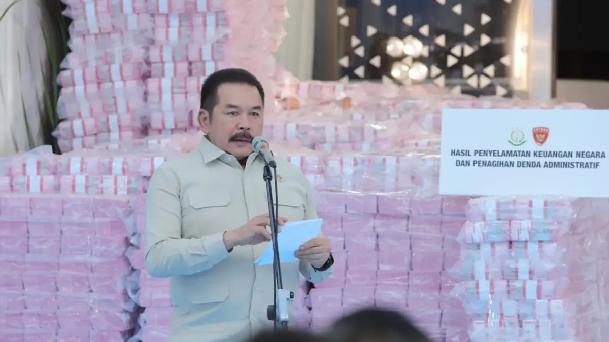 Jaksa Agung Klaim Rp6,6 Triliun yang Diserahkan ke Negara Bukan Hasil Pinjaman