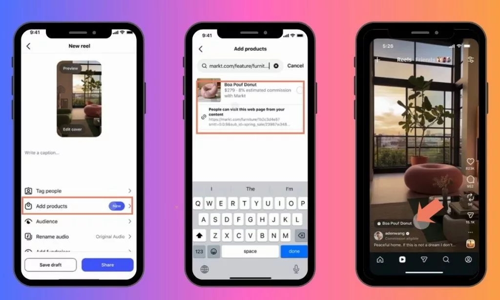Instagram Umumkan Fitur Link Affiliate di Reels