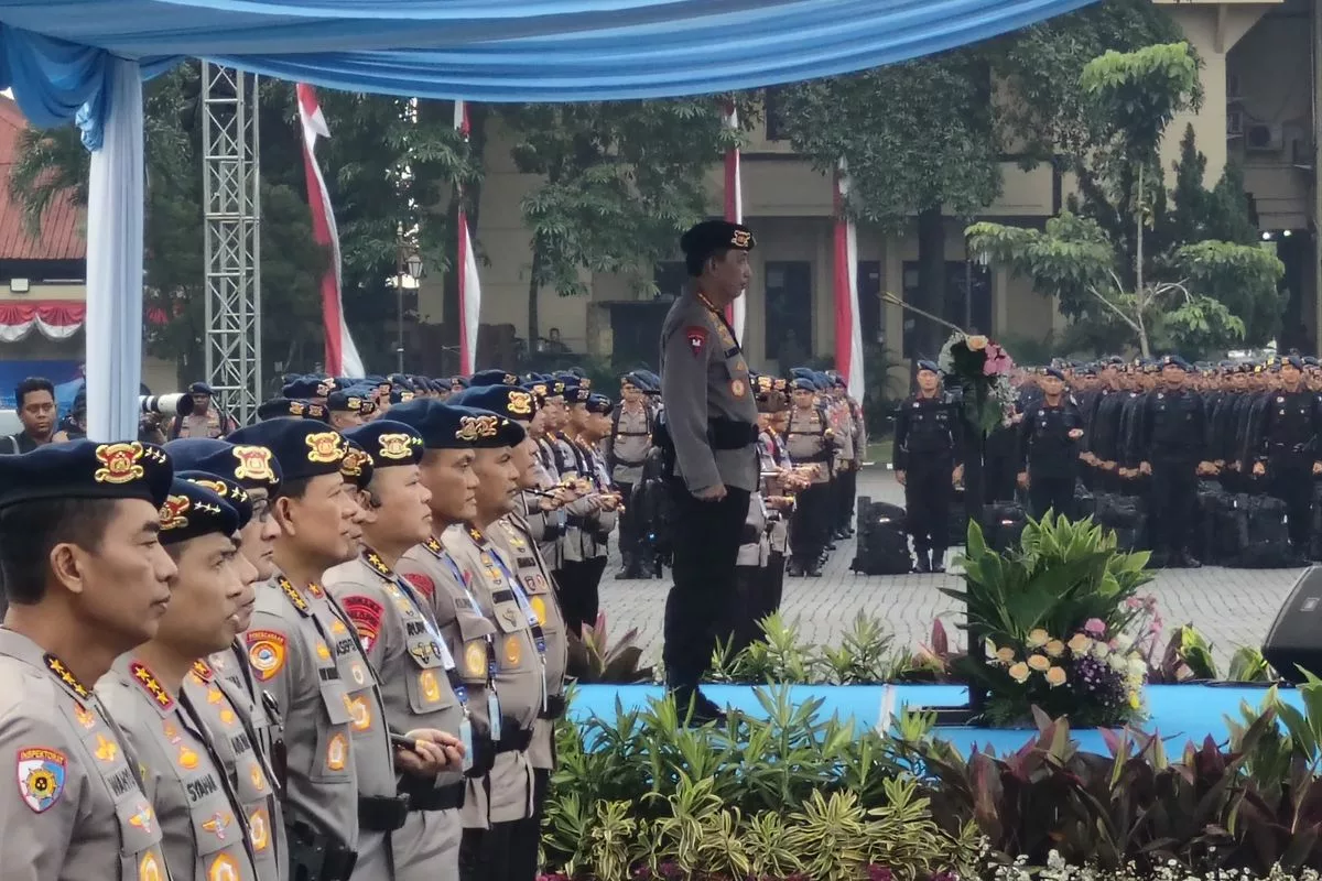 Kapolri Minta Pasukan Brimob Antisipasi Gangguan Keamanan Imbas Konflik Timteng