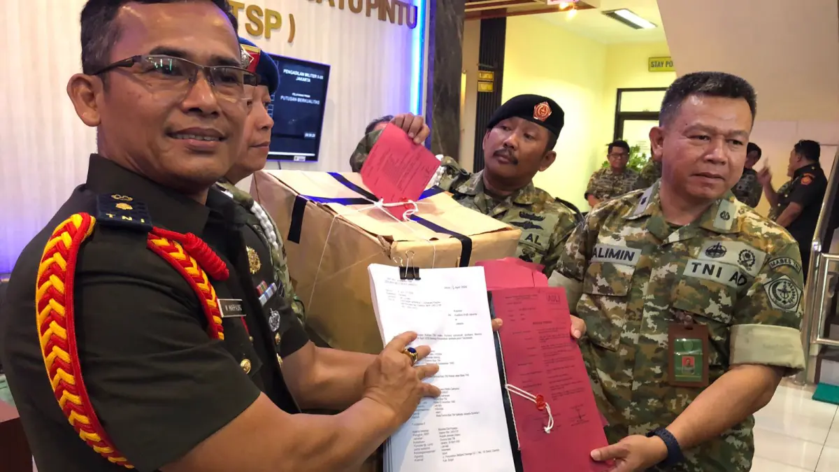 Berkas Perkara Penyiraman Air Keras Andrie Yunus Resmi Dilimpahkan ke Pengadilan Militer